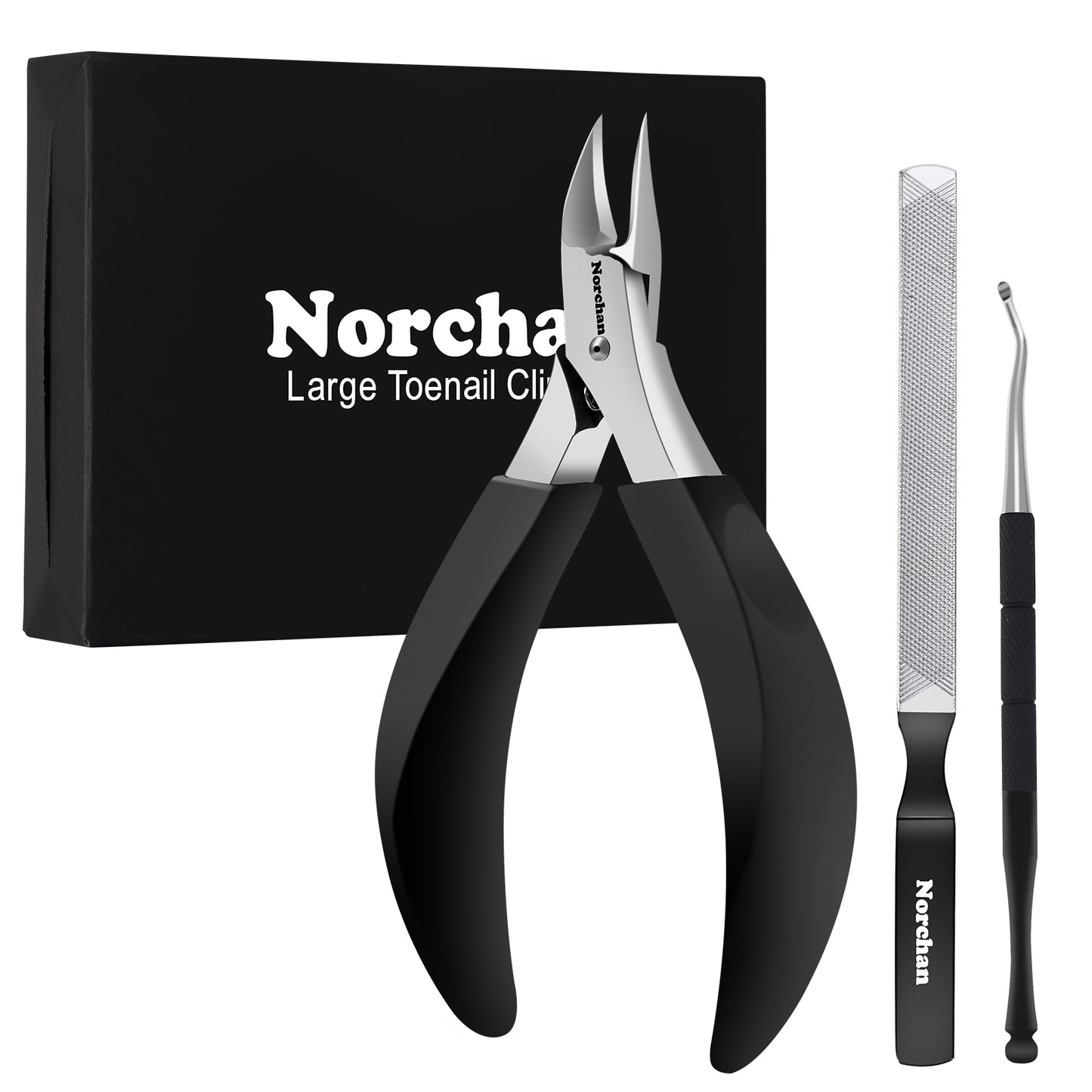 Norchan Heavy Duty Toenail Clippers for Ingrown Nails